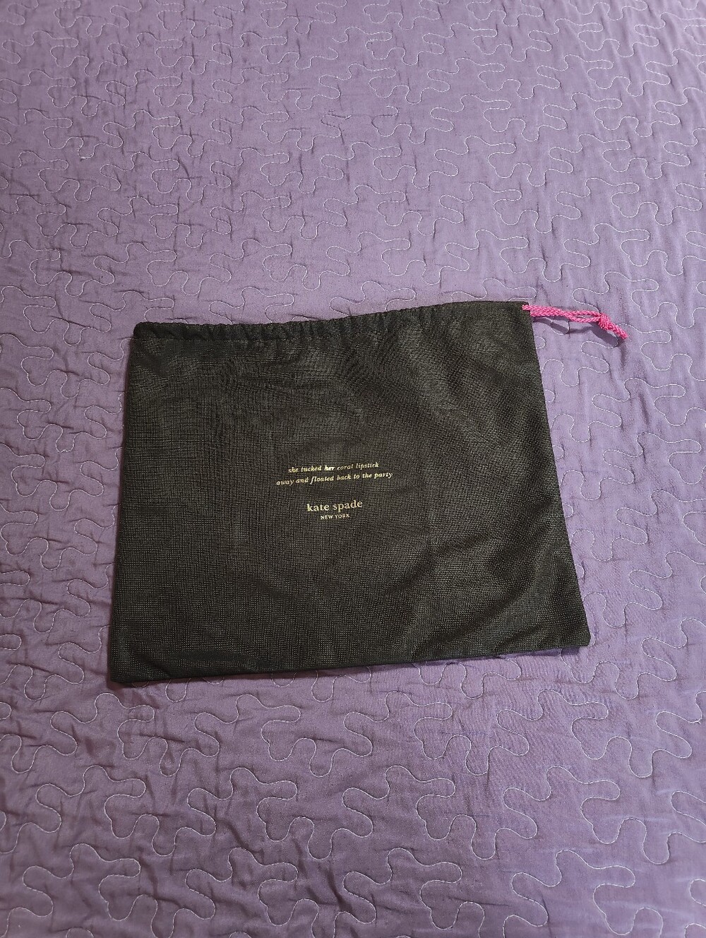 Kate Spade Drawstring Dust Bag Large - Picture 2 of 4